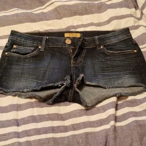 Jean cutoff shorts
